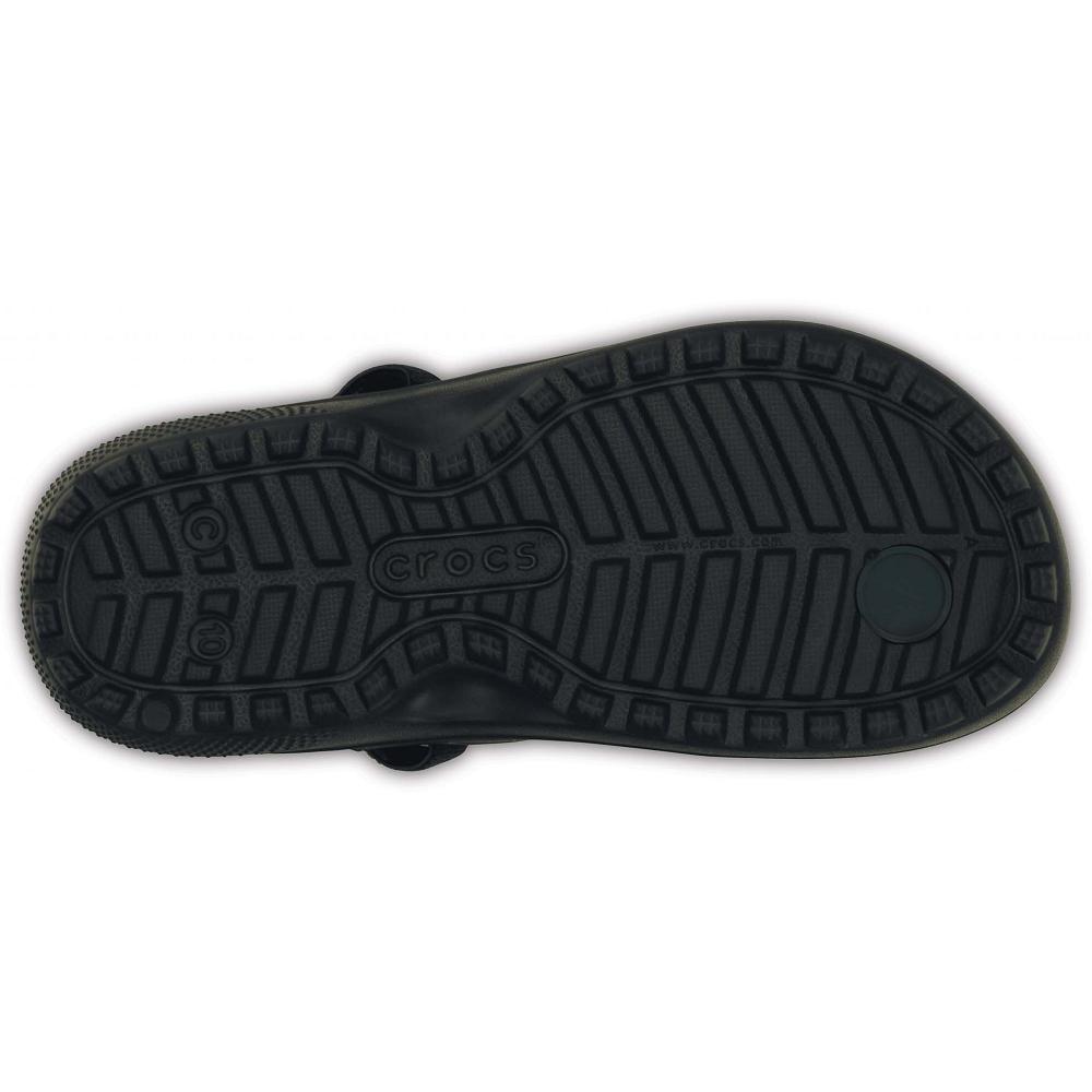 Black Girls' Crocs Classic Flip Sandals | NZ 1610BEXC
